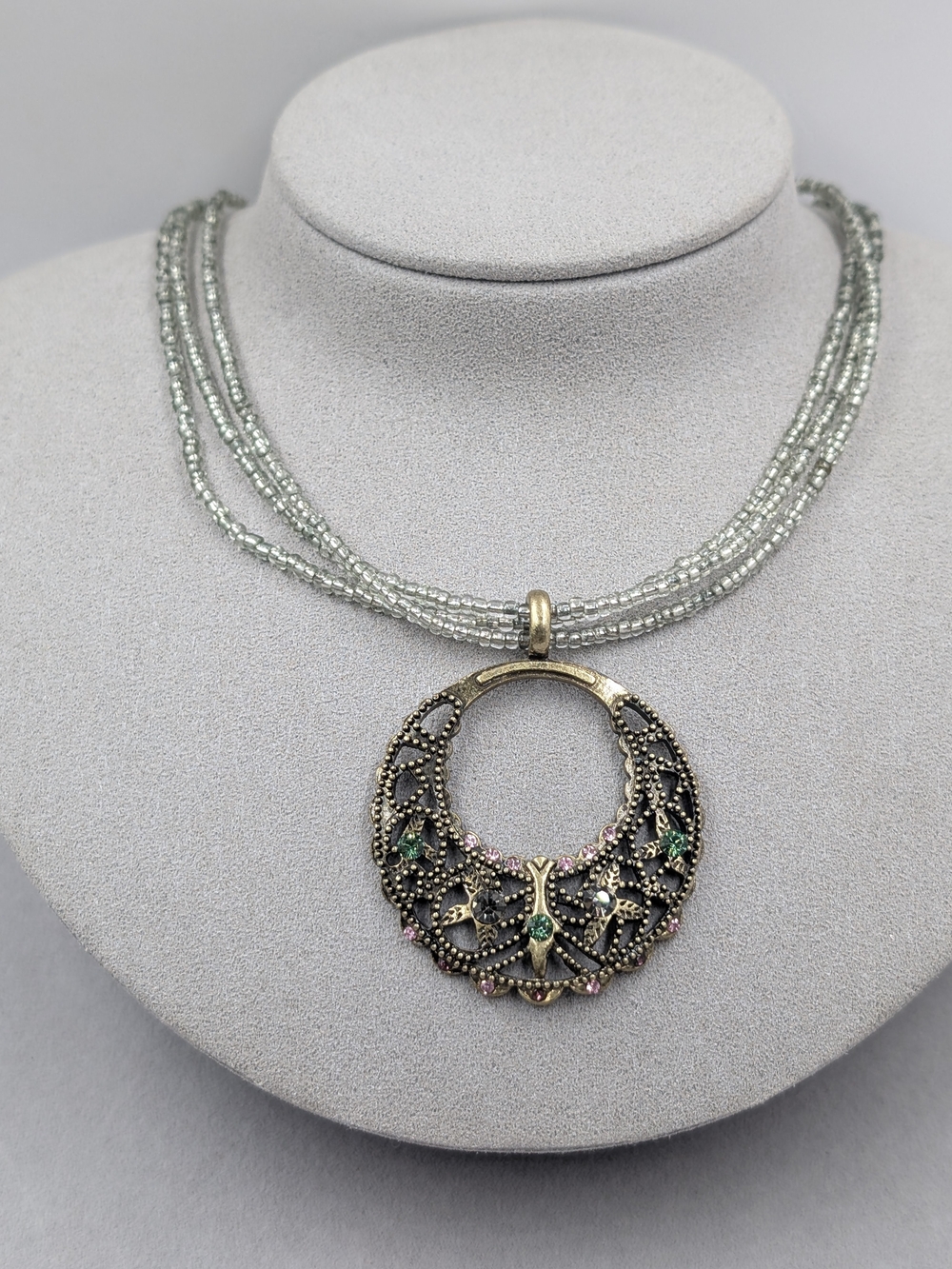 Lia Sophia Intricacy Dragonfly Crystal Beaded Necklace | 0359